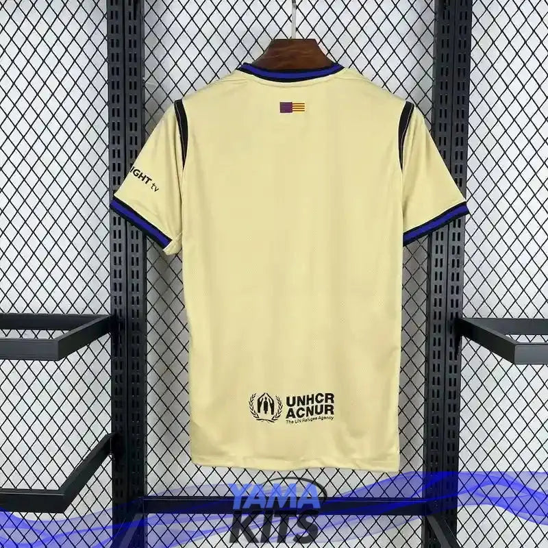 Maillot Barcelone extérieur "beige" 2025/2026 YamaKits Foot