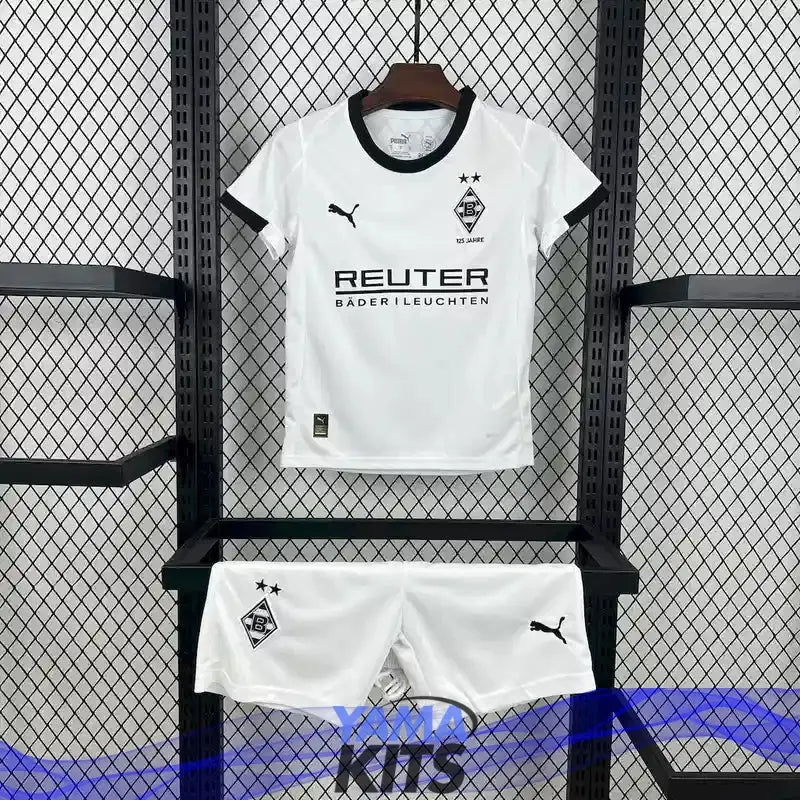 Maillot Borussia Mönchengladbach enfant domicile 2025/2026 YamaKits Foot