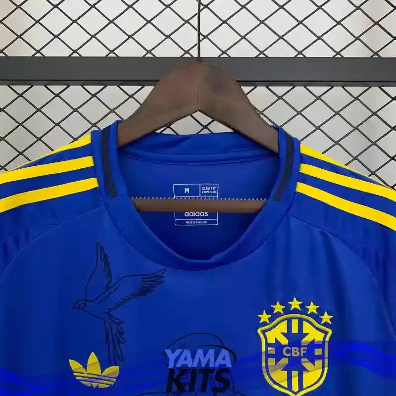 Maillot Brésil 3-Bandes concept "Bleu" 2025/2026 YamaKits Foot