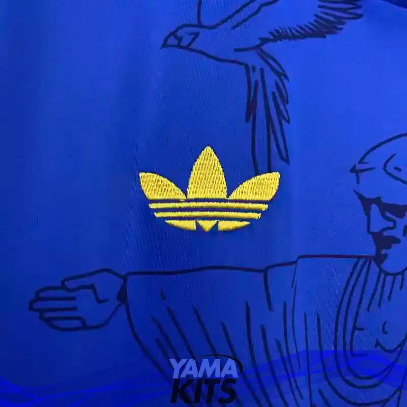 Maillot Brésil 3-Bandes concept "Bleu" 2025/2026 YamaKits Foot