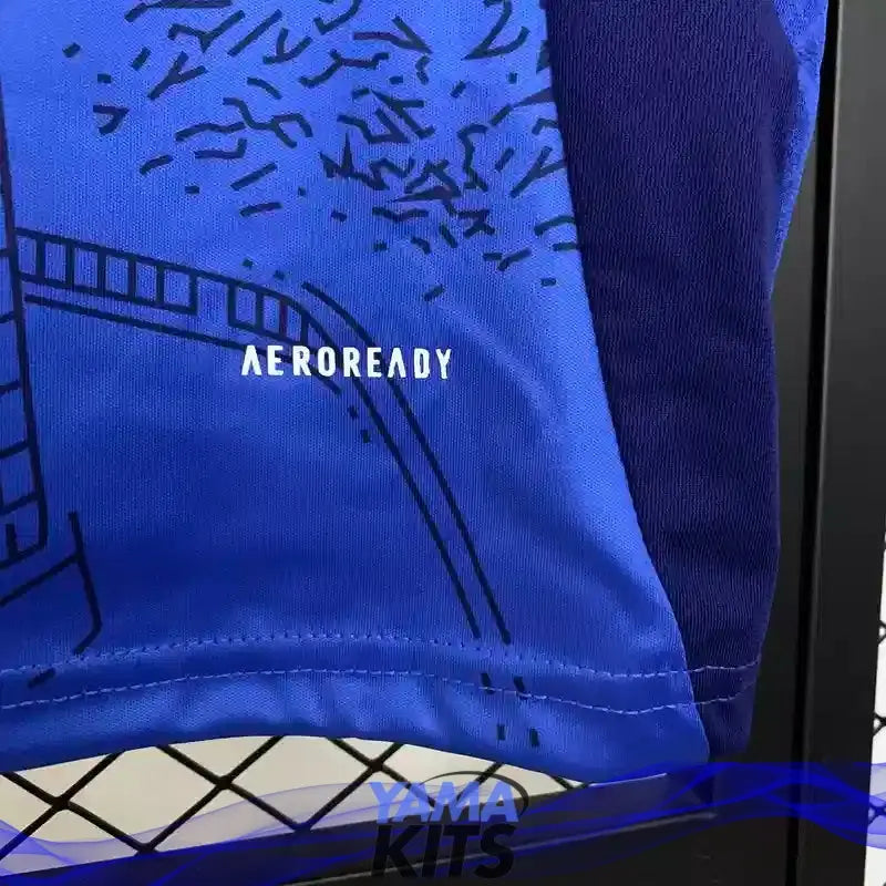 Maillot Brésil 3-Bandes concept "Bleu" 2025/2026 YamaKits Foot