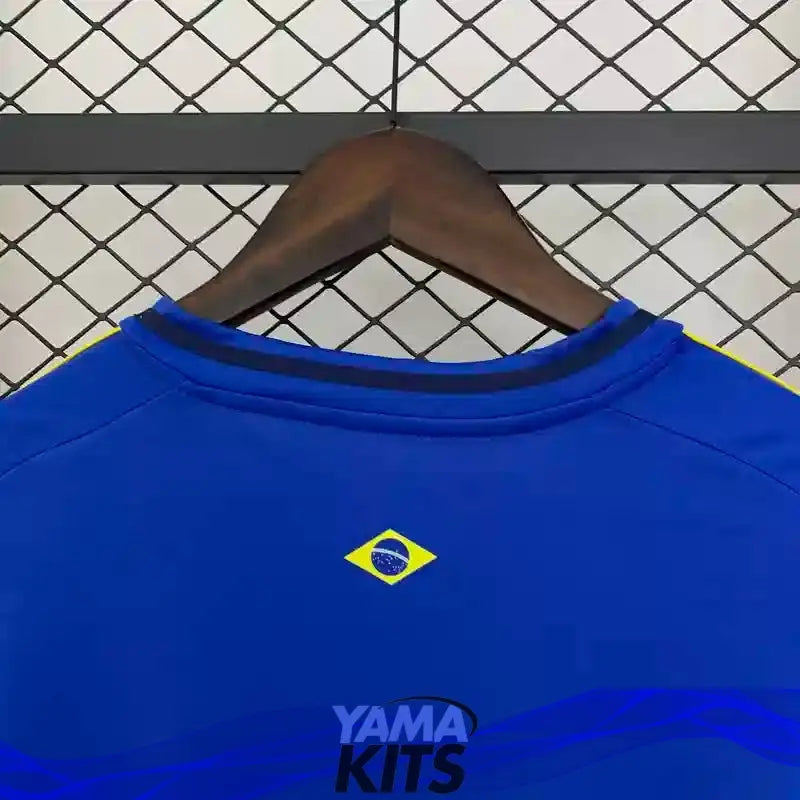Maillot Brésil 3-Bandes concept "Bleu" 2025/2026 YamaKits Foot