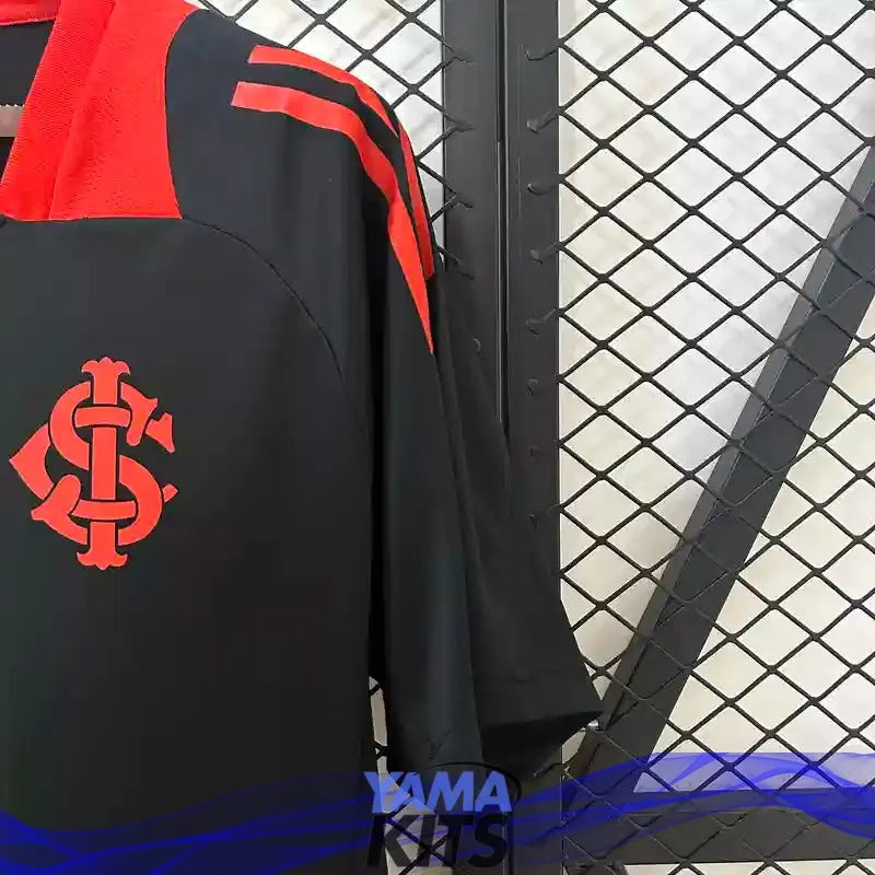 Maillot Brésil internacional entrainement "Noir,rouge" 2025/2026 YamaKits Foot