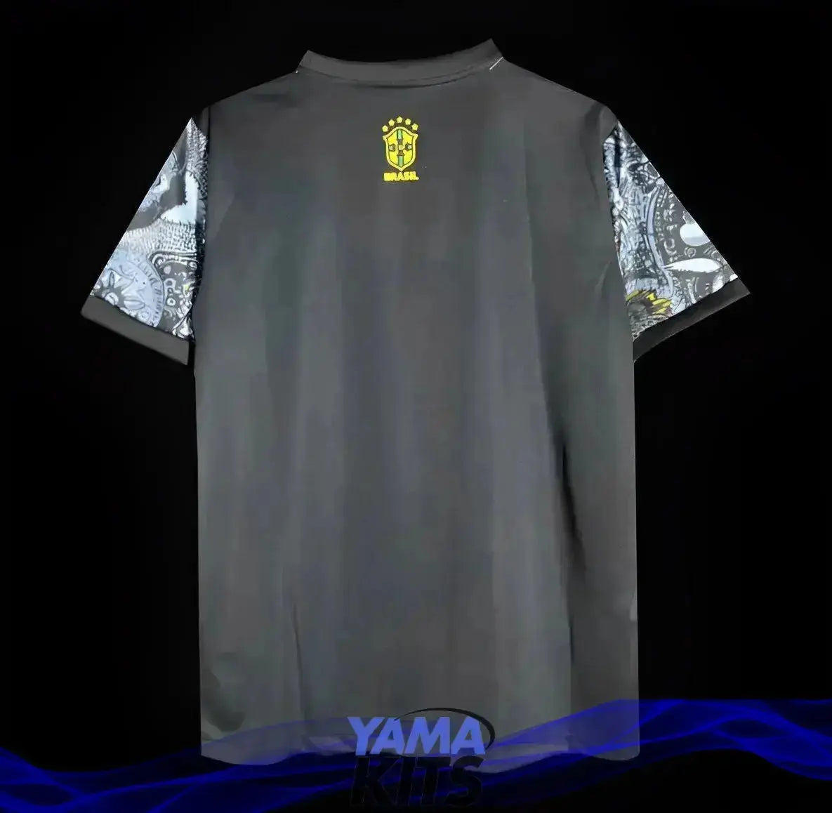Maillot Brésil Concept Gris « Christ rédempteur » 2024/2025 YamaKits Foot