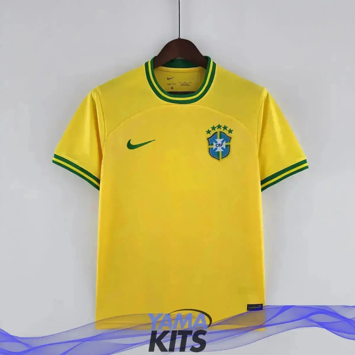 Maillot Brésil Concept "Jaune" 2024/2025 YamaKits Foot