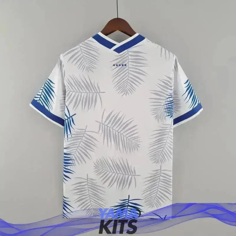 Maillot Brésil Concept « feuilles bleues » 2024/2025 YamaKits Foot