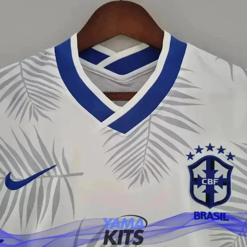 Maillot Brésil Concept « feuilles bleues » 2024/2025 YamaKits Foot
