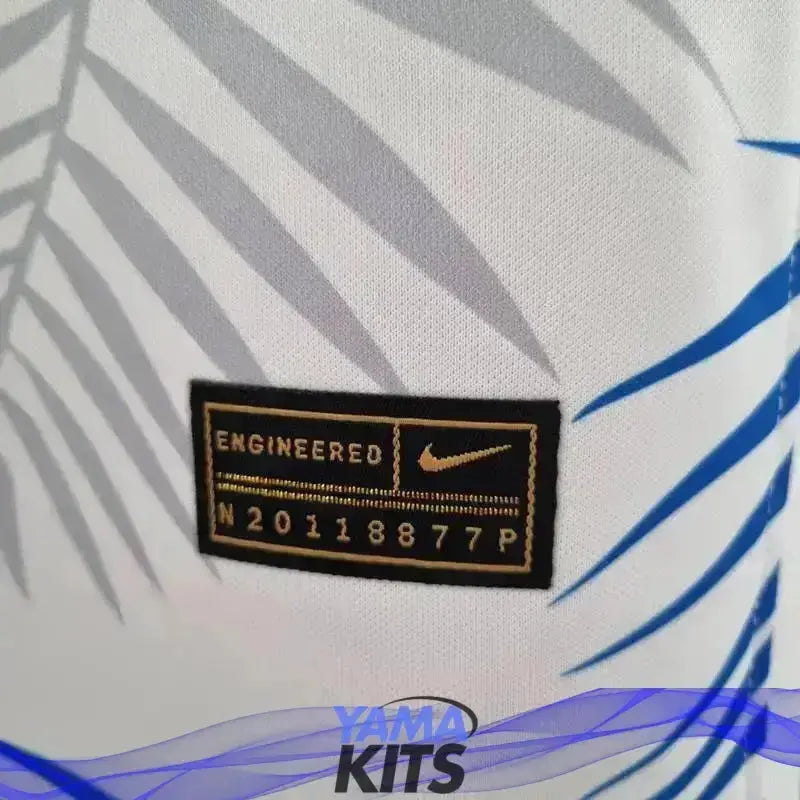 Maillot Brésil Concept « feuilles bleues » 2024/2025 YamaKits Foot