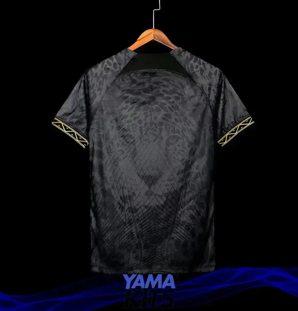 Maillot Brésil Concept noir « Lion » 2024/2025 YamaKits Foot