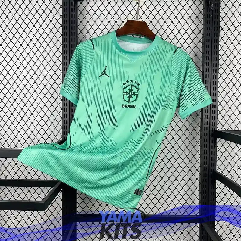 Maillot Brésil Gardien vert CDM 2026/2027 YamaKits Foot