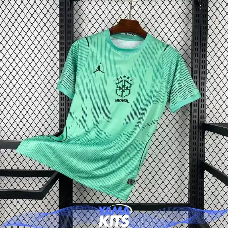 Maillot Brésil Gardien vert CDM 2026 YamaKits Foot