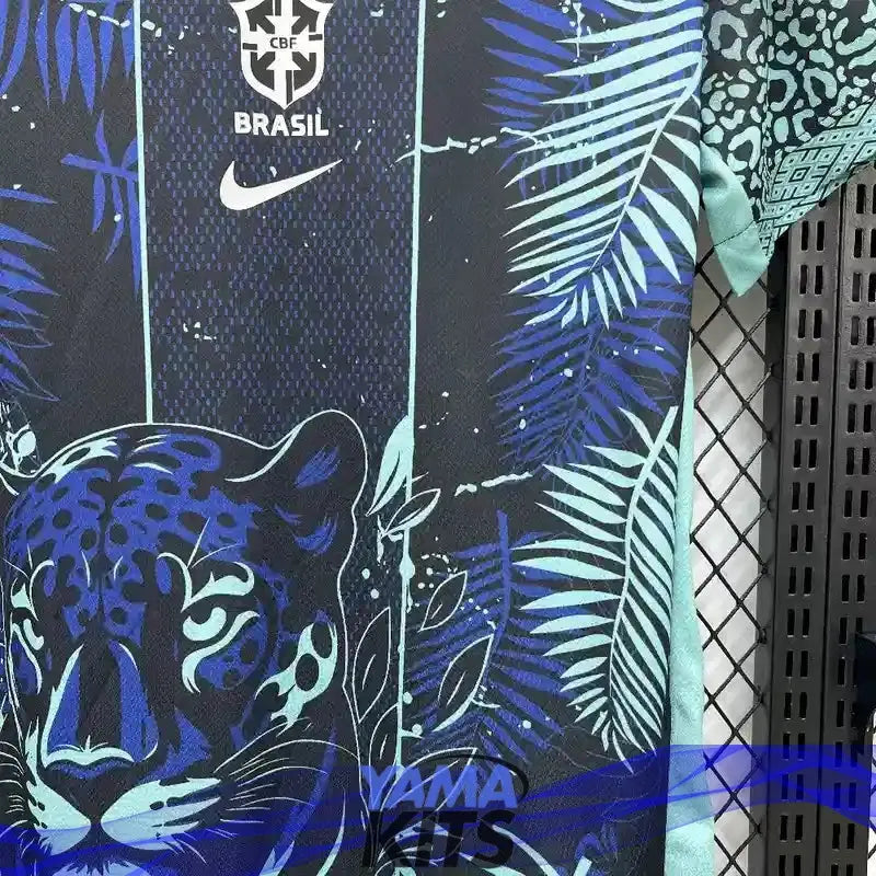 Maillot Brésil concept "Fleure, lion" 2025/2026