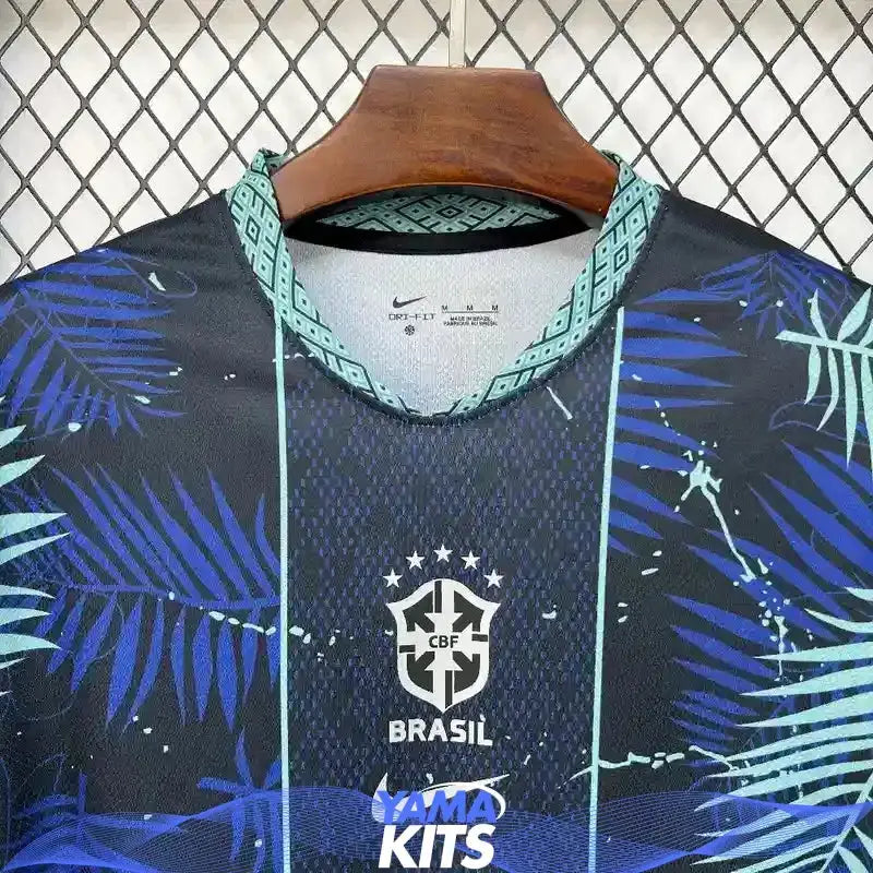 Maillot Brésil concept "Fleure, lion" 2025/2026 YamaKits Foot