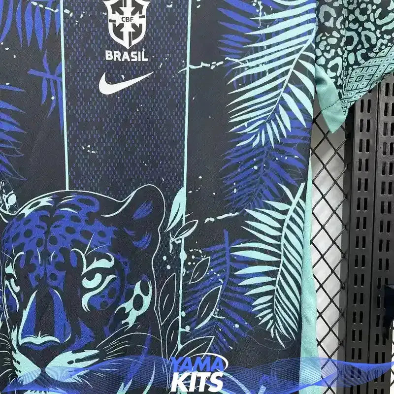 Maillot Brésil concept "Fleure, lion" 2025/2026 YamaKits Foot