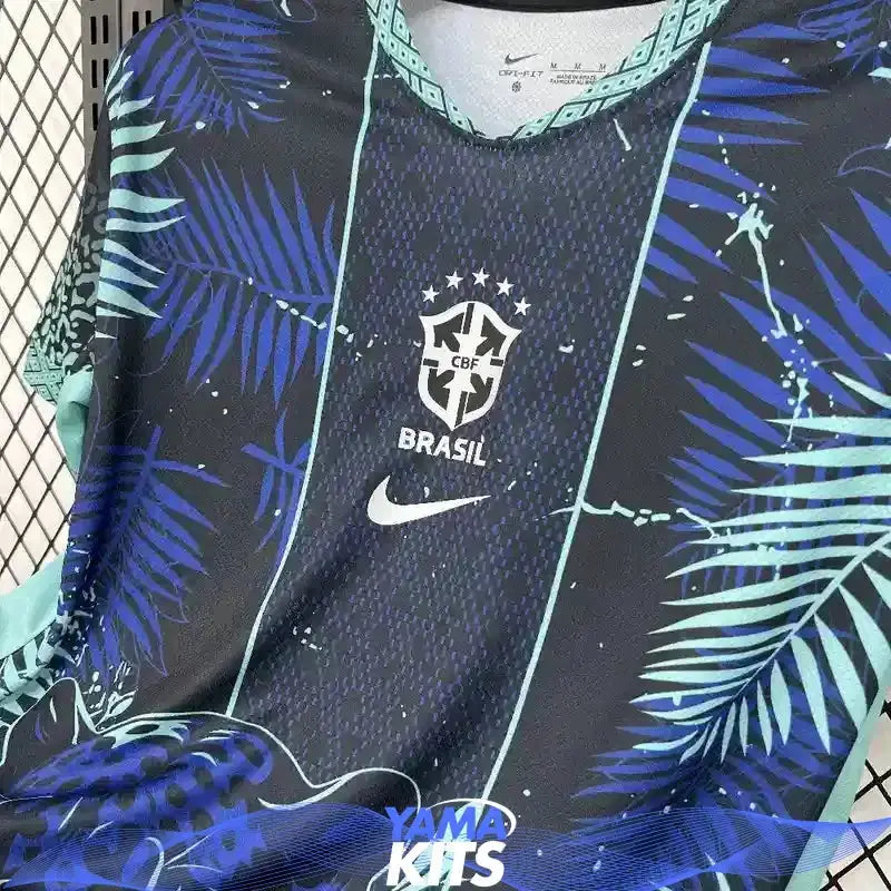 Maillot Brésil concept "Fleure, lion" 2025/2026 YamaKits Foot