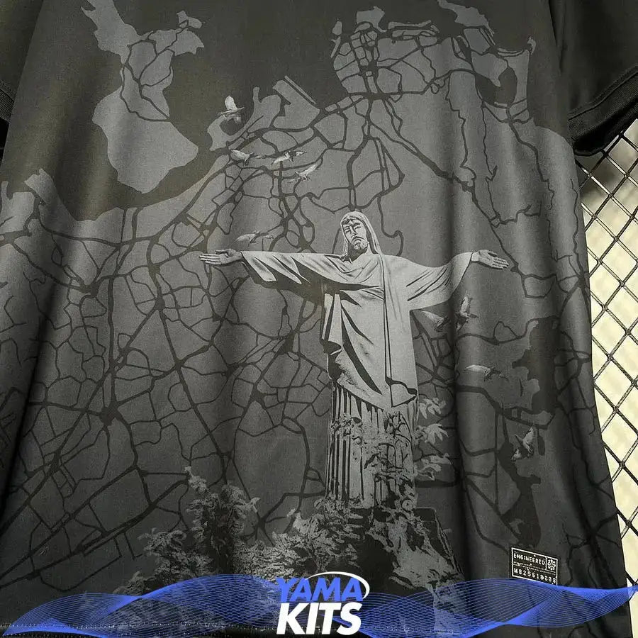 Maillot Brésil concept « Noir » 2024/2025 YamaKits Foot