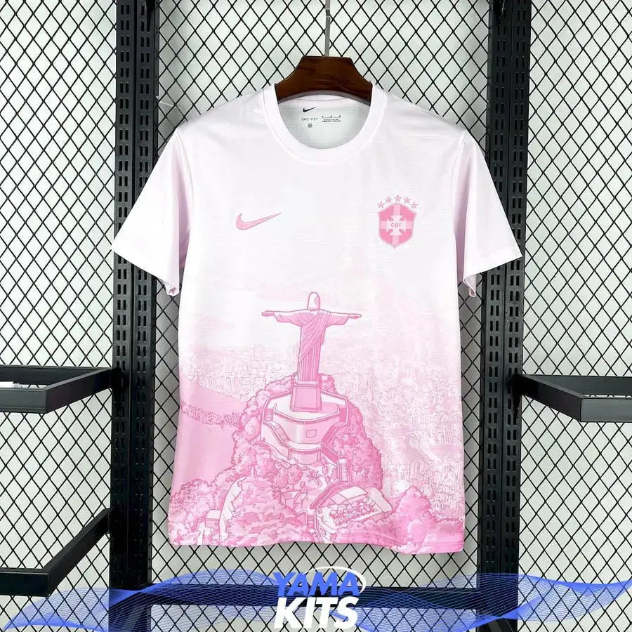 Maillot Brésil concept « Rose » 2025/2026 YamaKits Foot