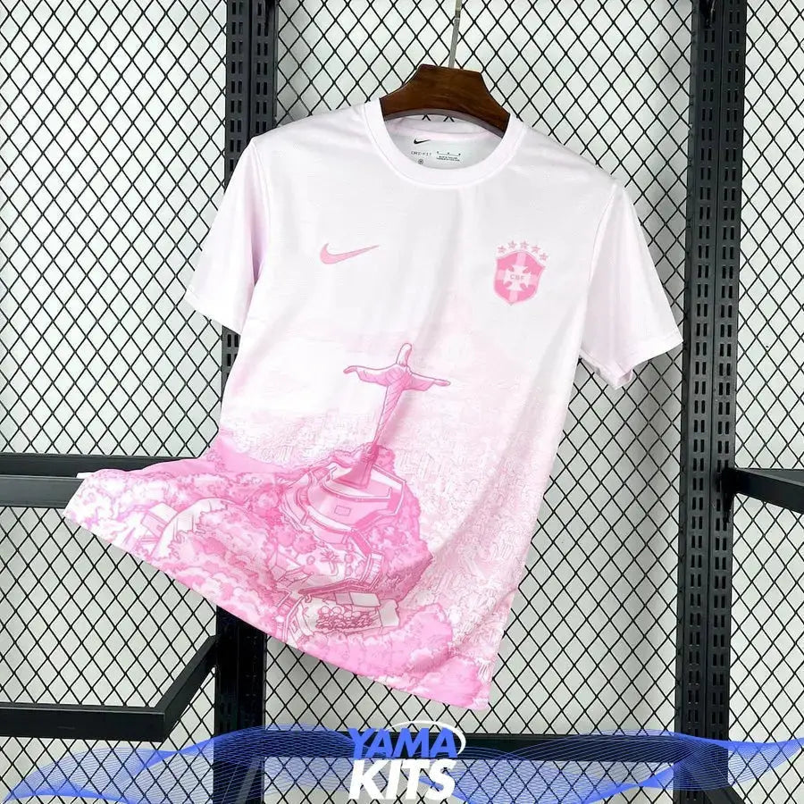 Maillot Brésil concept « Rose » 2025/2026 YamaKits Foot