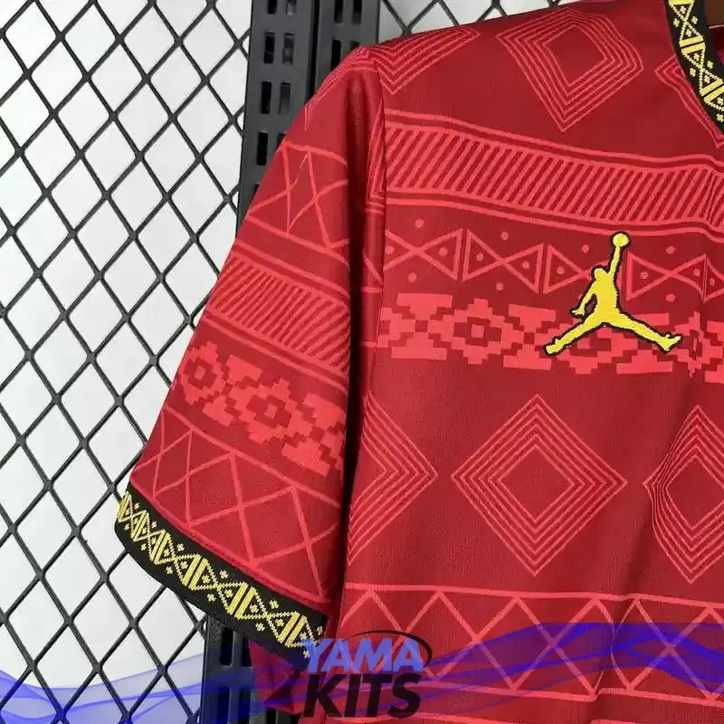 Maillot Brésil concept "Rouge" 2025/2026 YamaKits Foot