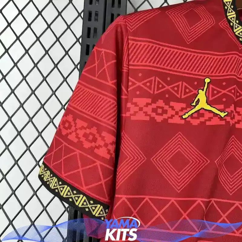 Maillot Brésil concept "Rouge" 2025/2026 YamaKits Foot