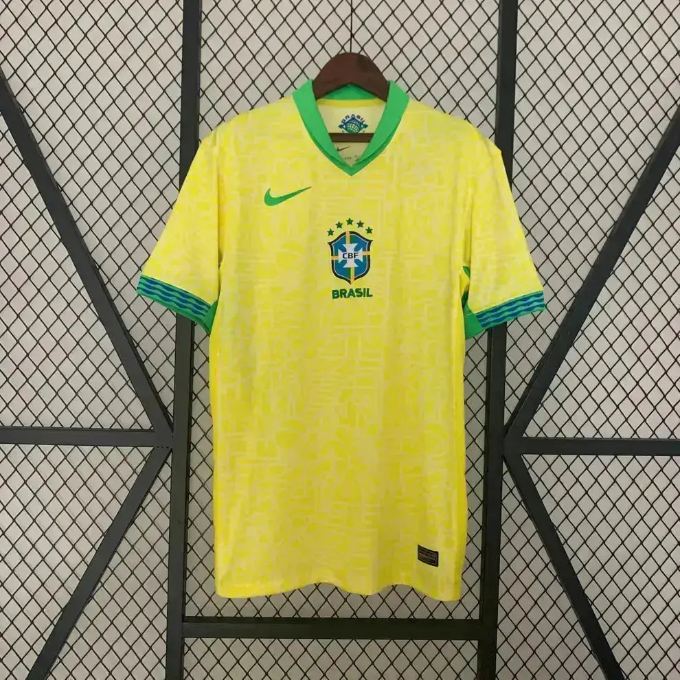 Maillot Brésil domicile "Jaune" 2024/2025 YamaKits Foot