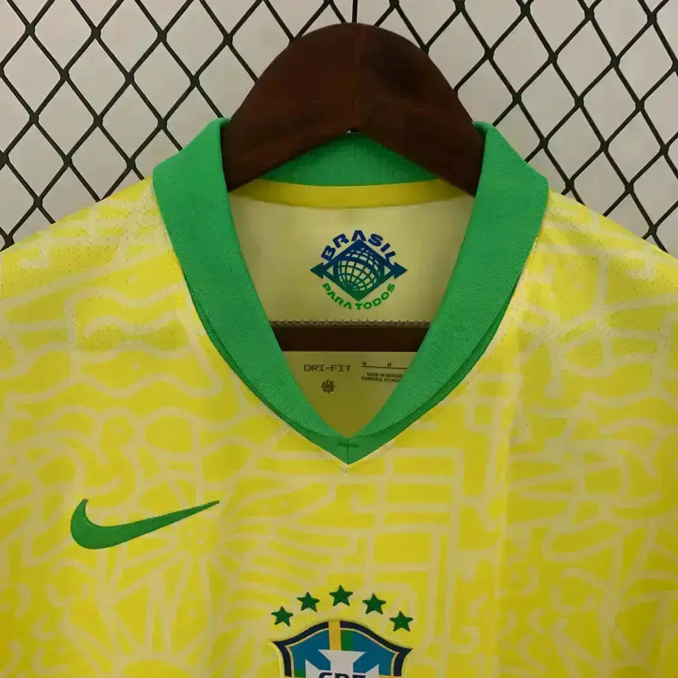 Maillot Brésil domicile "Jaune" 2024/2025 YamaKits Foot