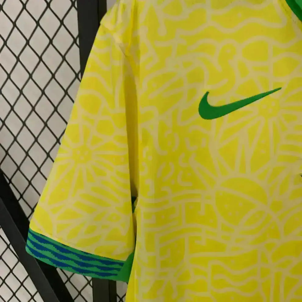 Maillot Brésil domicile "Jaune" 2024/2025 YamaKits Foot