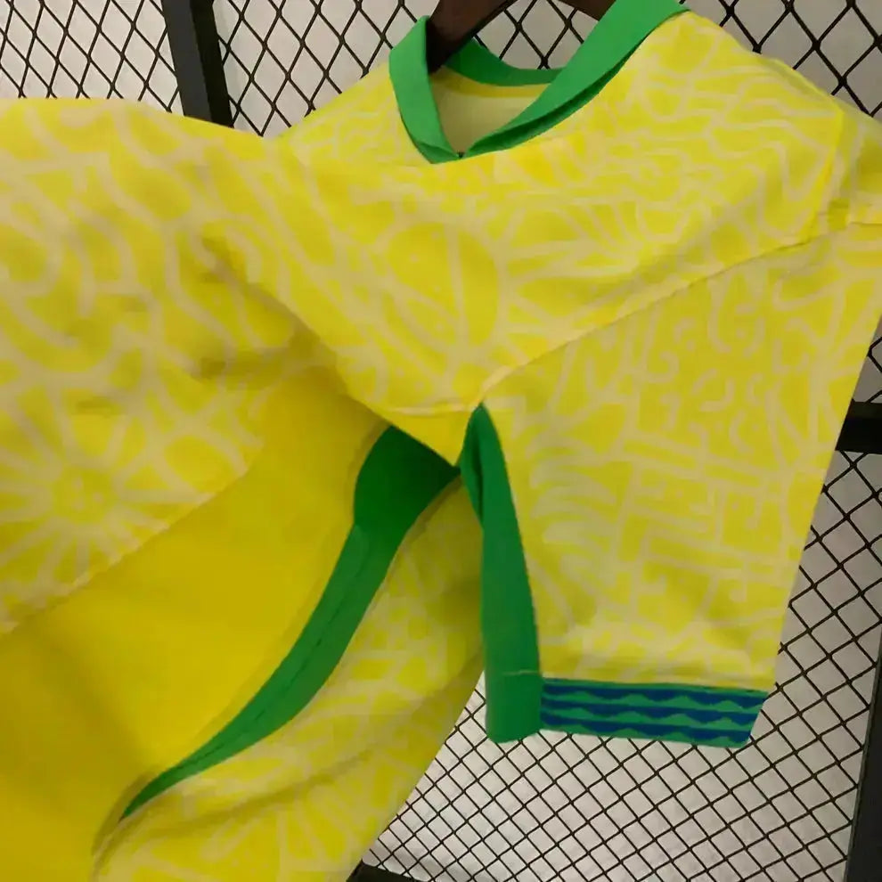 Maillot Brésil domicile "Jaune" 2024/2025 YamaKits Foot