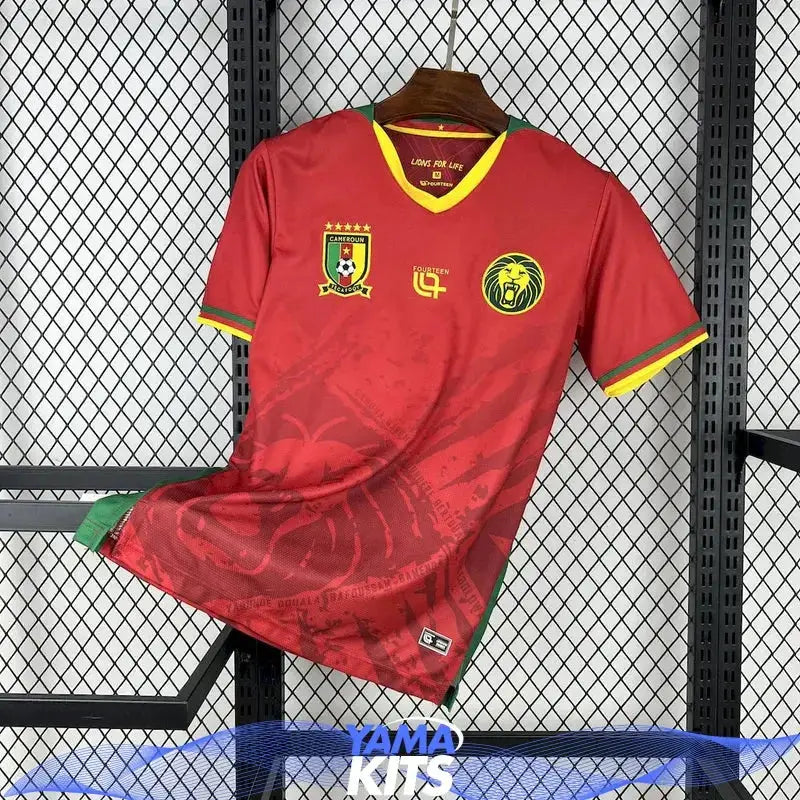 Maillot Cameroun extérieur "Rouge"  2025/2026 YamaKits Foot