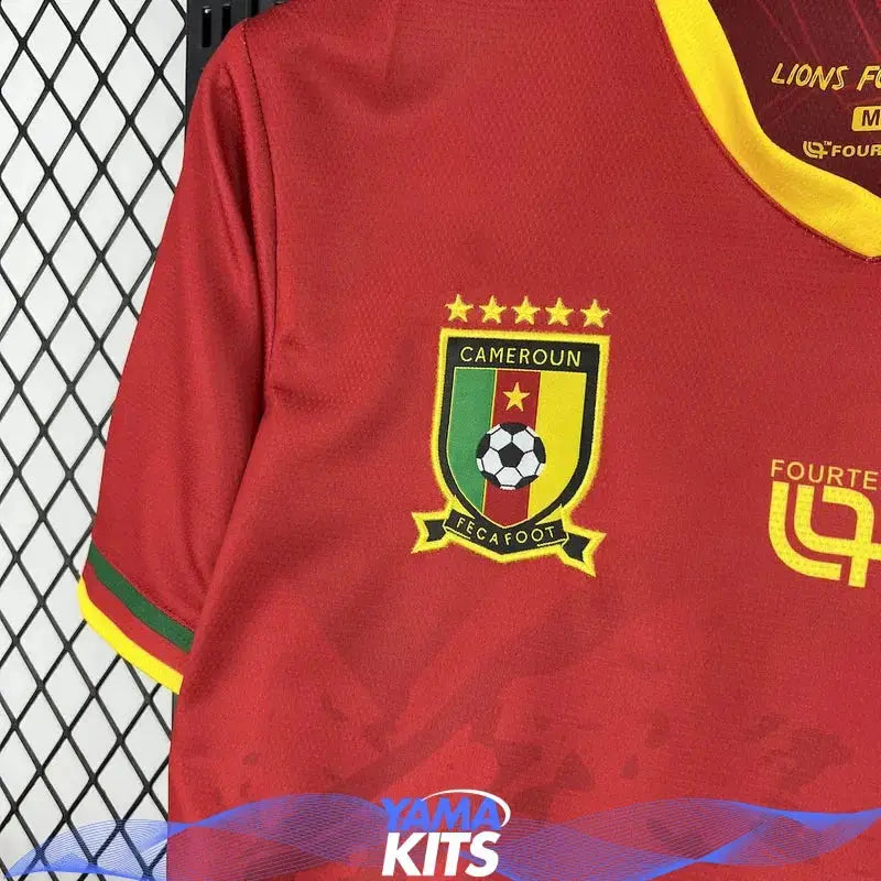 Maillot Cameroun extérieur "Rouge"  2025/2026 YamaKits Foot