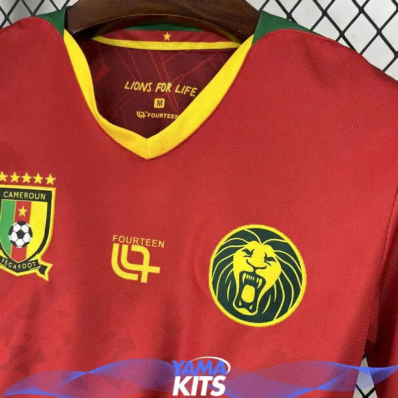 Maillot Cameroun extérieur "Rouge"  2025/2026 YamaKits Foot