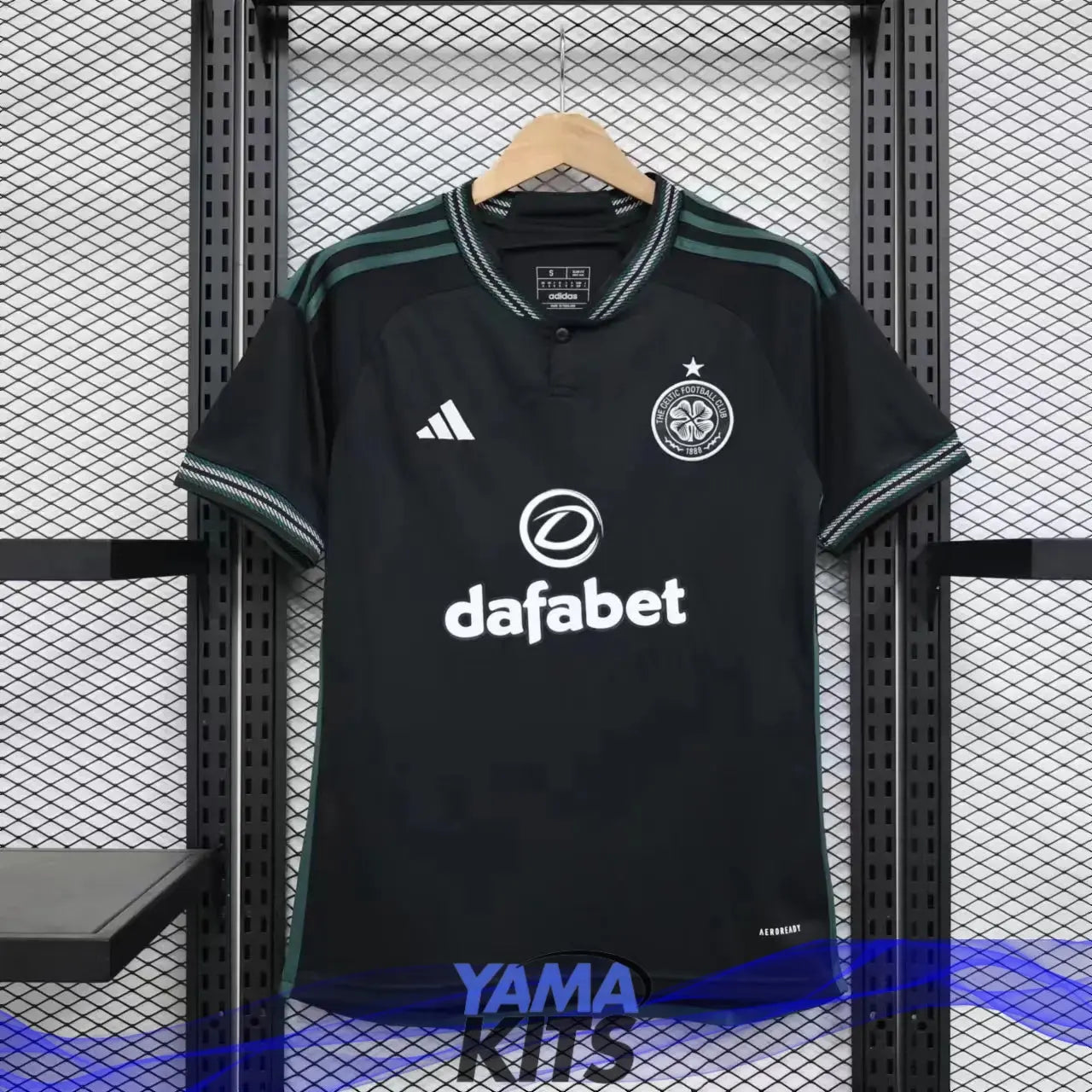 Maillot Celtic extérieur "Noir" 2023/2024 YamaKits Foot