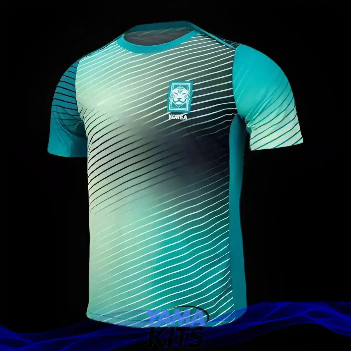 Maillot Corée du Sud Avant match "Fluo" 2024/2025 YamaKits Foot