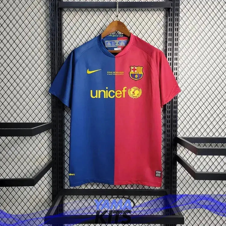 Maillot FC Barcelone RETRO domicile 2008/2009 YamaKits Foot