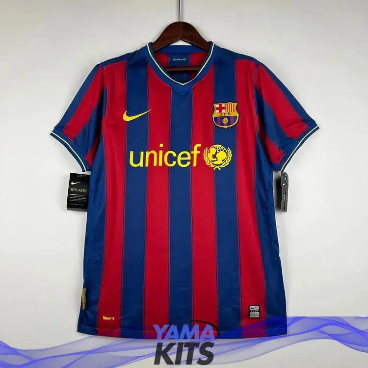 Maillot FC Barcelone RETRO domicile 2009/2010 YamaKits Foot