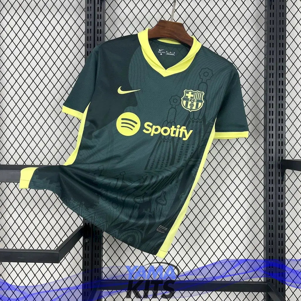  Maillot FC Barcelone concept "Vert" 2025/2026 - YamaKits Illustration 