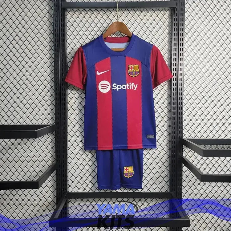 Maillot FC Barcelone enfant Domicile 2023/2024 YamaKits Foot