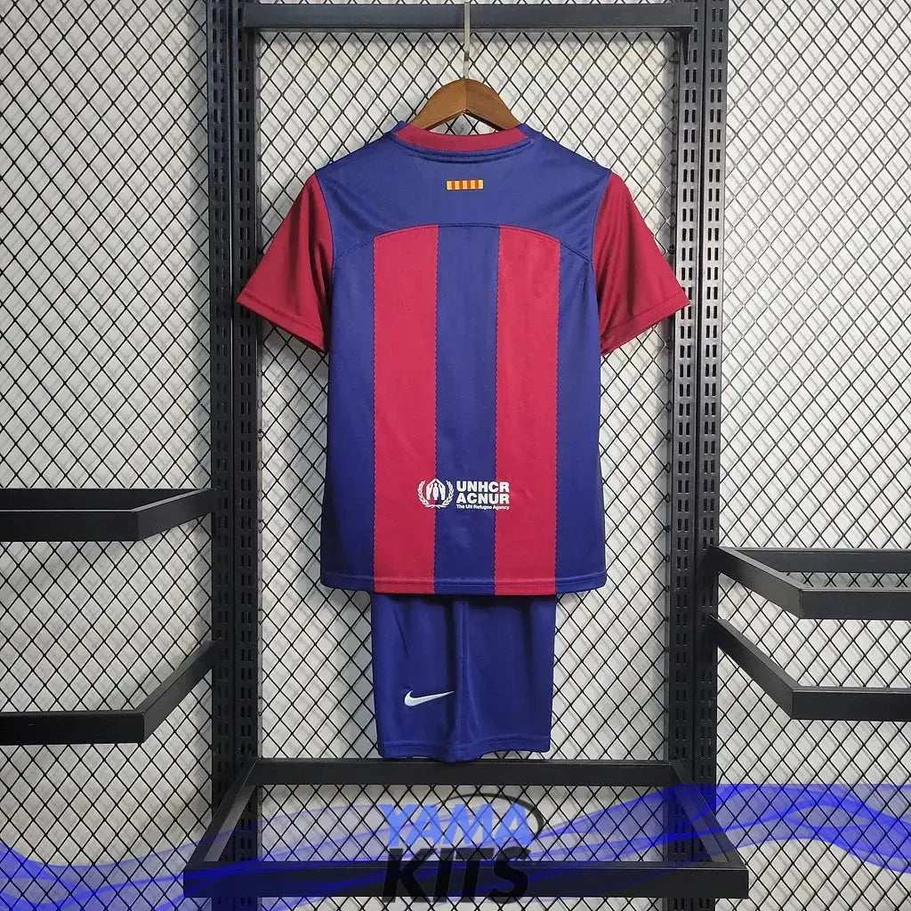 Maillot FC Barcelone enfant Domicile 2023/2024 YamaKits Foot