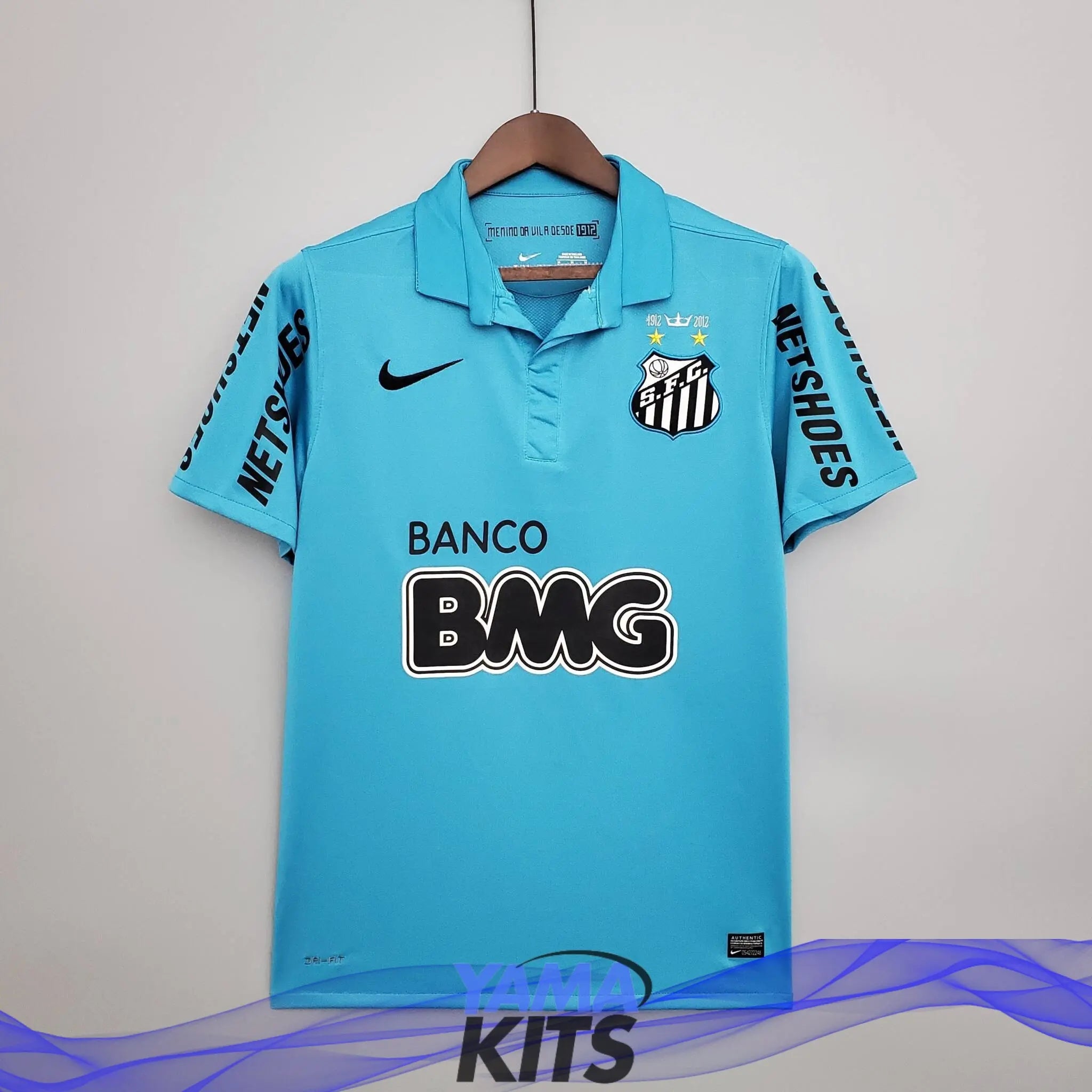 Maillot FC Santos Retro "Bleu" 2012/2013 YamaKits Foot