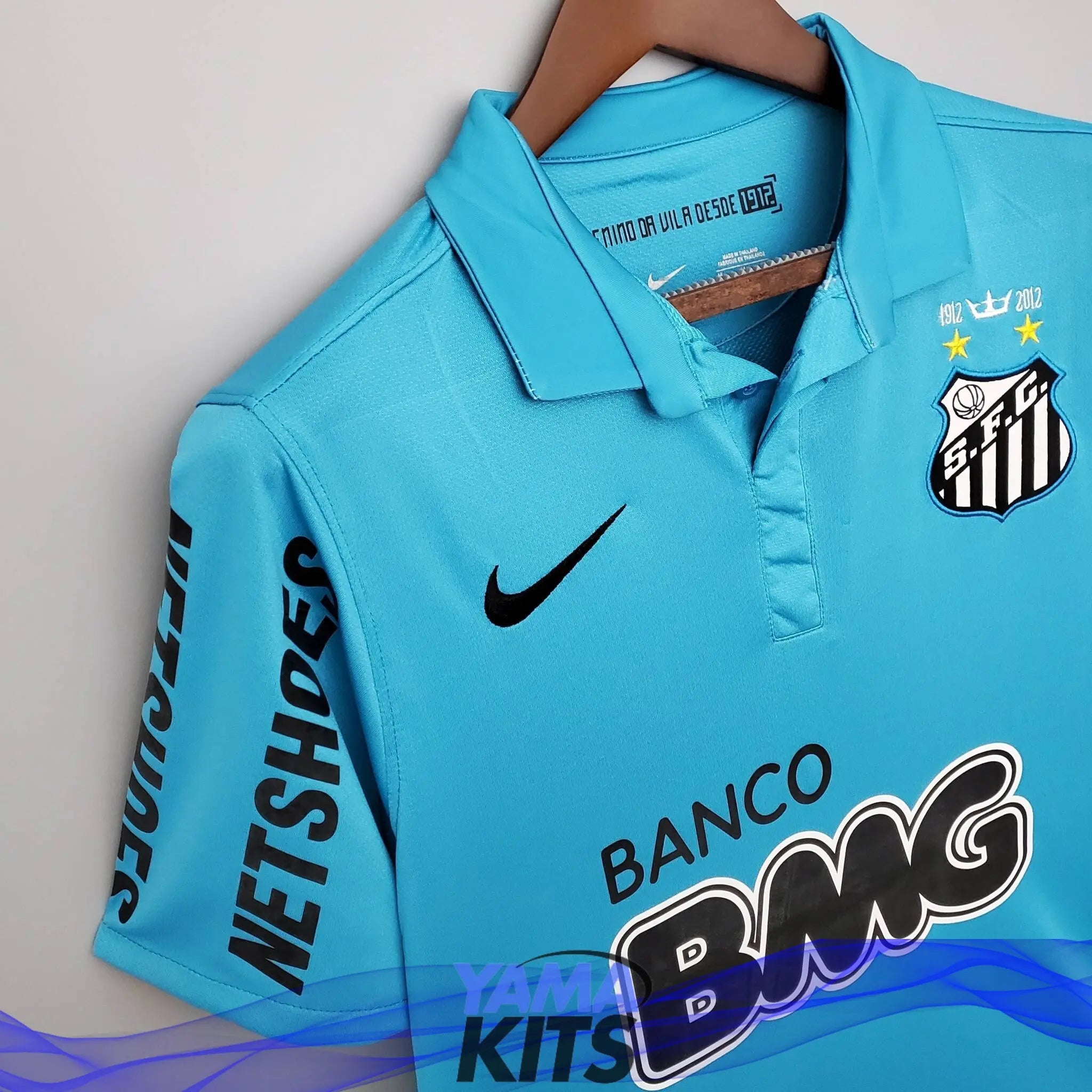 Maillot FC Santos Retro "Bleu" 2012/2013 YamaKits Foot