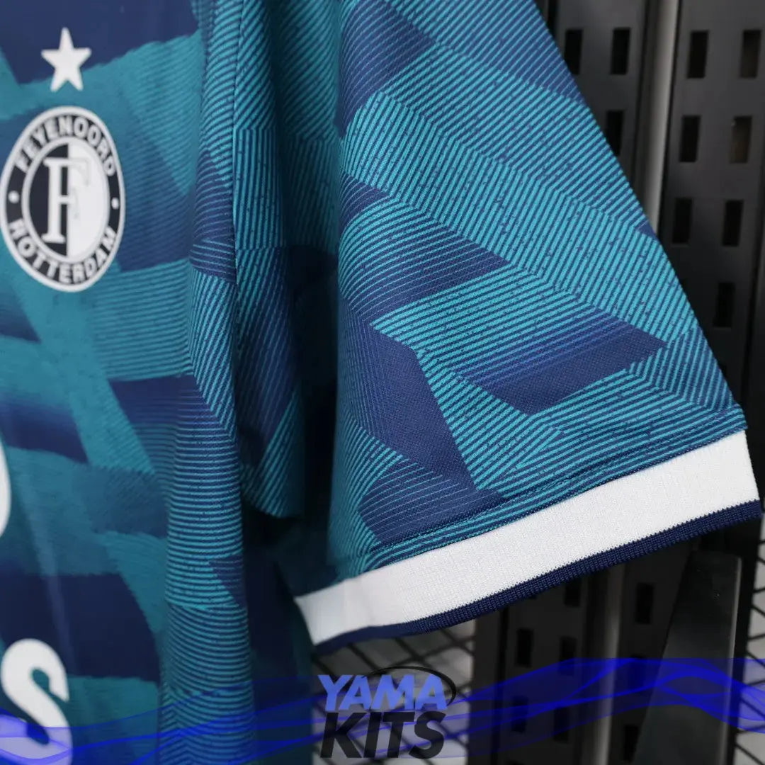 Maillot Feyenoord extérieur "Bleu" 2023/2024 YamaKits Foot