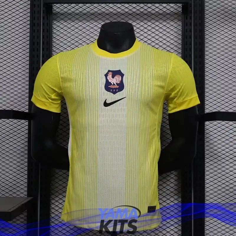 Maillot France Gardien "jaune" 2025/2026 Version Player YamaKits Foot