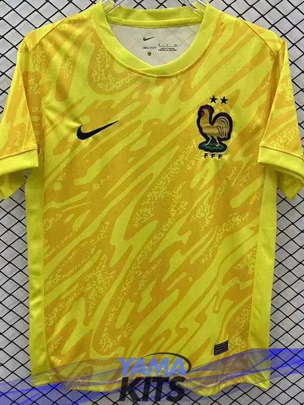 France Yellow Goalkeeper Jersey 2024-2025