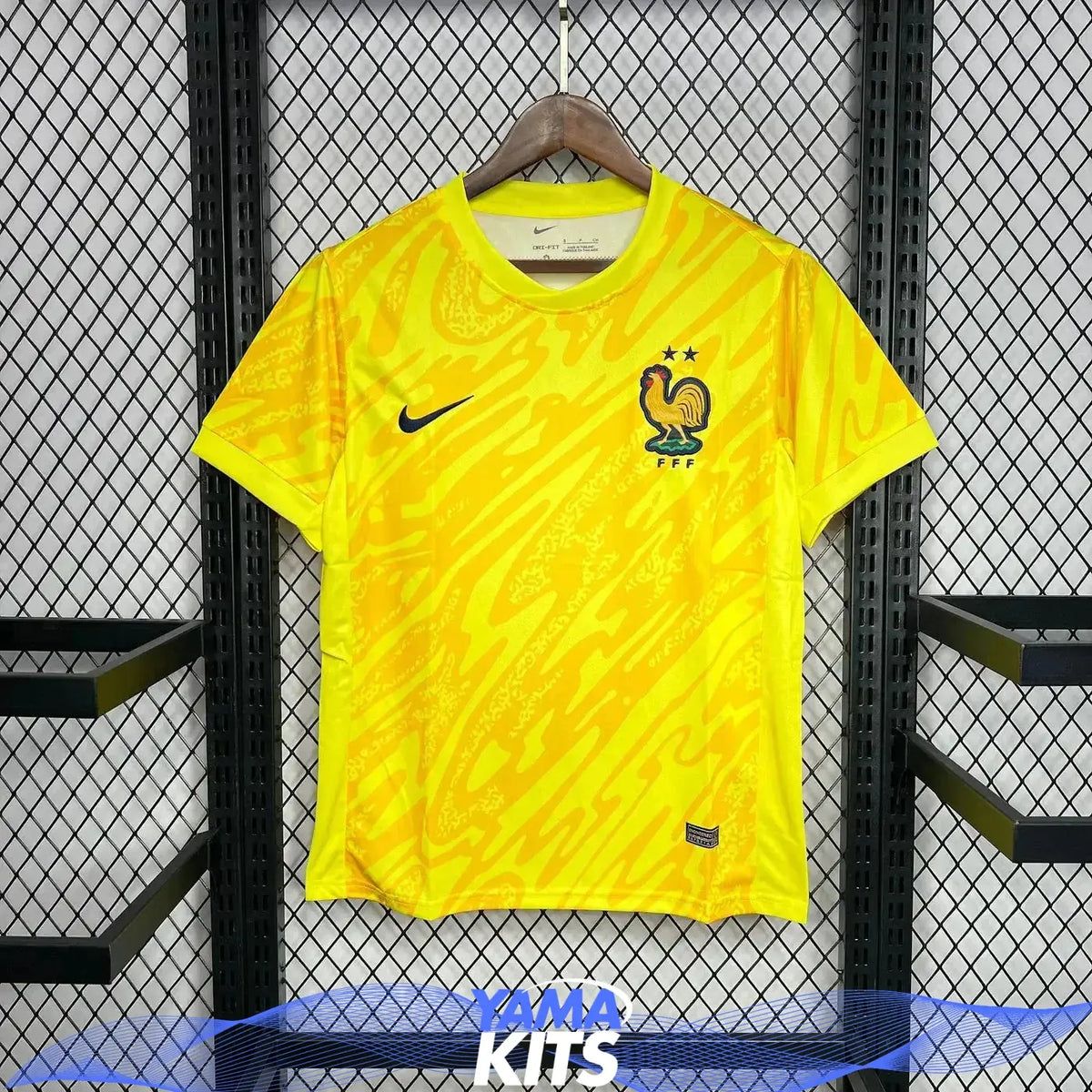 Maillot Gardien France Jaune 2024-2025 YamaKits Foot