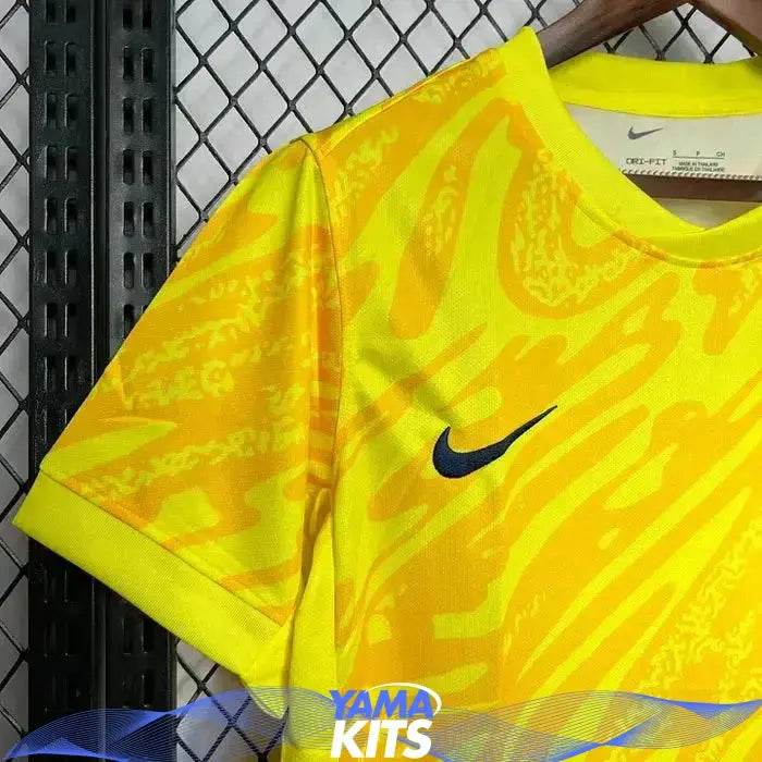 Maillot Gardien France Jaune 2024-2025 YamaKits Foot