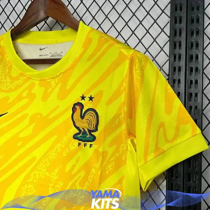 Maillot Gardien France Jaune 2024-2025 YamaKits Foot
