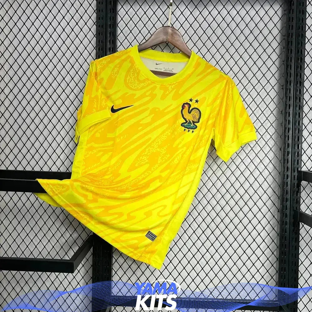 Maillot Gardien France Jaune 2024-2025 YamaKits Foot