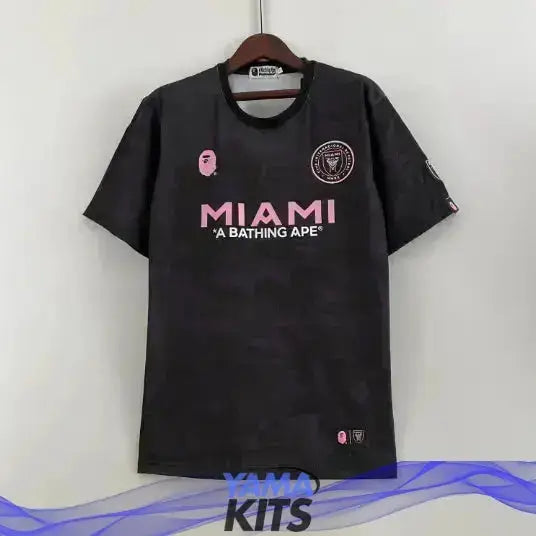 Maillot Inter Miami CF x Bape Noir 2023/2024 YamaKits Foot