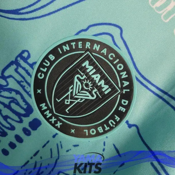 Maillot Inter Miami entrainement "Bleu" 2023/2024 YamaKits Foot