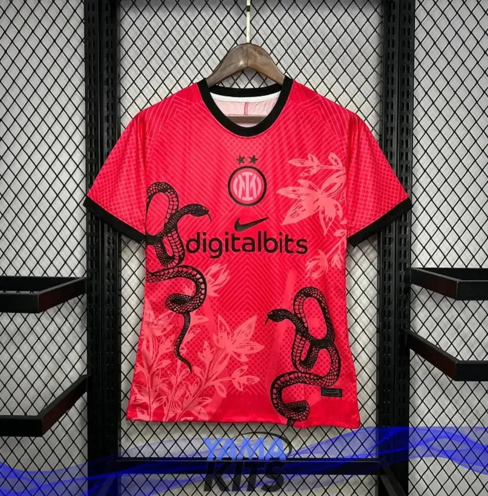 Maillot Inter Milan concept « rouge serpent » 2024/2025 YamaKits Foot
